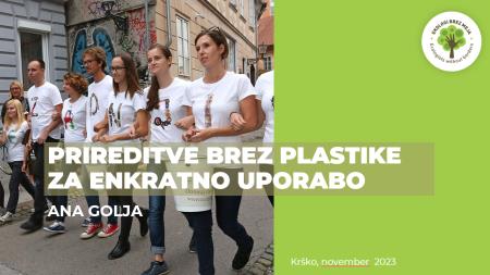 Okrogla miza na temo prireditev brez plastike